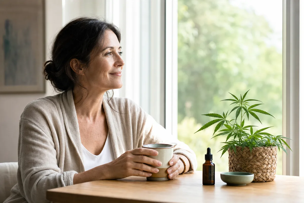Medyczna marihuana a menopauza - sen, nastrój, stawy